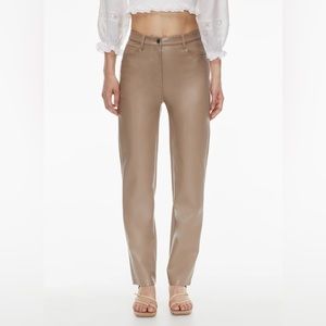 NEW Aritizia Wilfred Melina Pant - Grey Taupe Short size 0